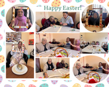 Pink Easter Cute Pastel Friend Photo Collage - 1